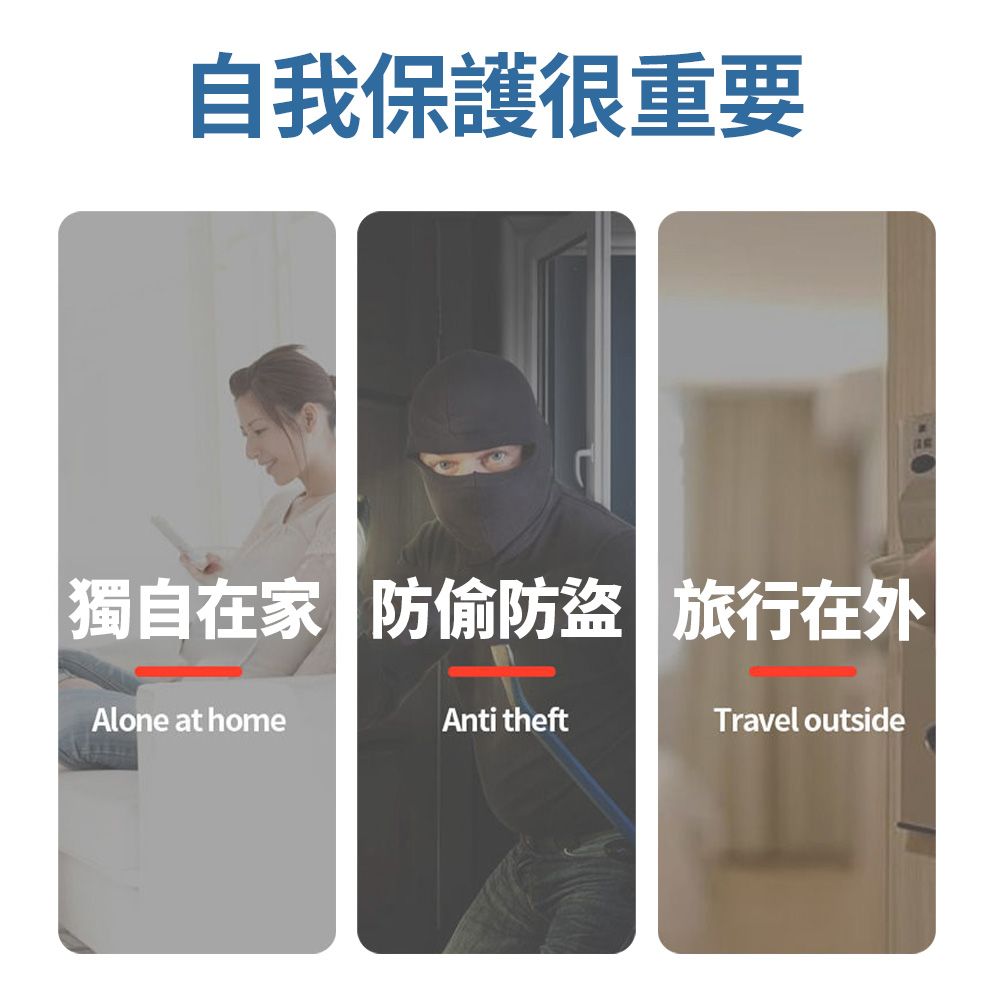 旅行安全門扣鎖[2入組] 飯店房門防盜鎖 租屋安全鎖 安全門鎖 防盜門扣 安全門扣鎖 阻門器 防盜安全鎖