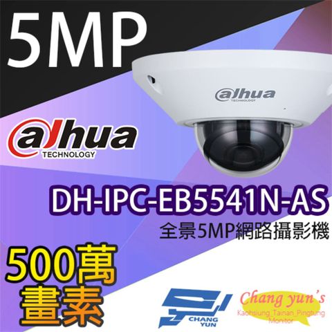 昌運監視器 大華 DH-IPC-EB5541N-AS 全景5MP網路攝影機 Ipcam