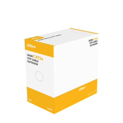 大華 DH-PFM920-5EU 305M Cat5e 黑色屋外網路線