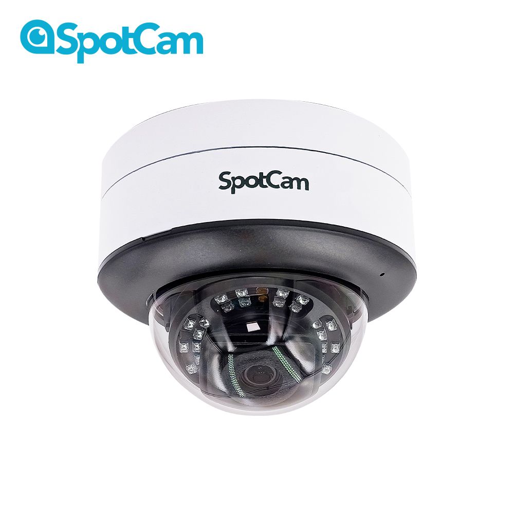 SpotCam MD1 高清2K防水防暴真雲端半球型監視器攝影機