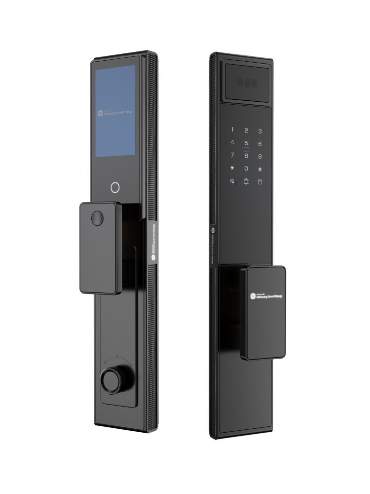 Samsung 三星 SY30/Y30 MAX 十合一電子鎖 遠近端貓眼/人臉/掌靜脈/卡片(極夜黑)(附基本安裝)