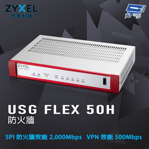 ZYXEL 合勤 USG FLEX 50H 防火牆