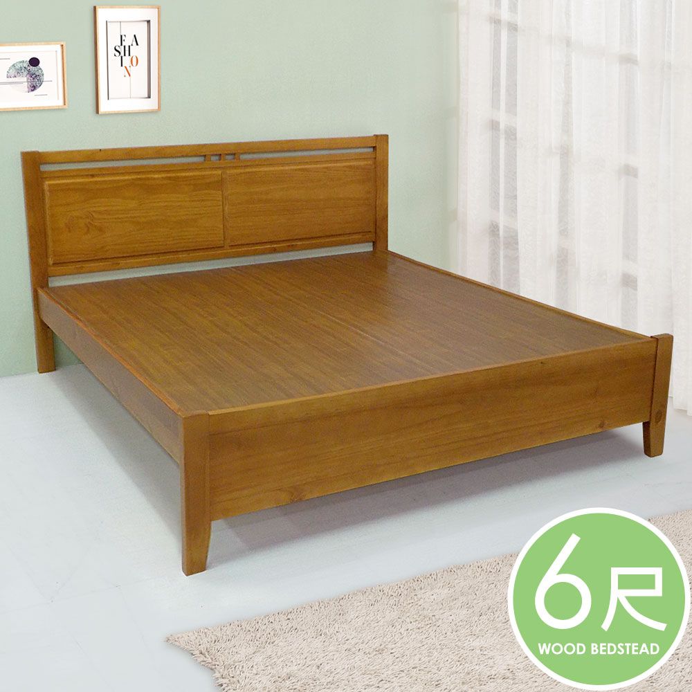 6尺WOOD BEDSTEAD