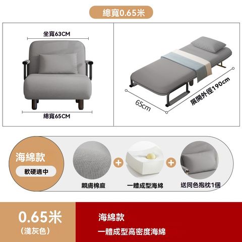 午休折疊床單人床躺椅辦公室午睡兩用小沙發床簡易陪護床成人家用
