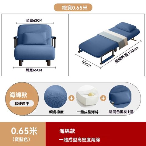 午休折疊床單人床躺椅辦公室午睡兩用小沙發床簡易陪護床成人家用