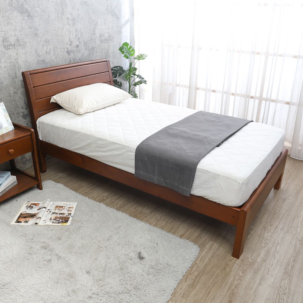 Boden 森林家具 耶達3.5尺單人實木床架/床組