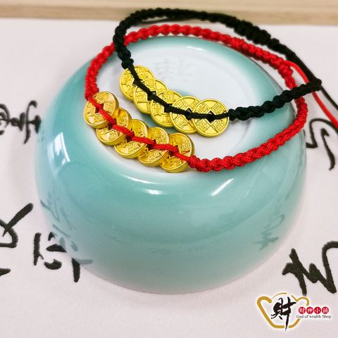 【財神小舖】財富連連編織手鍊/兩款任選
