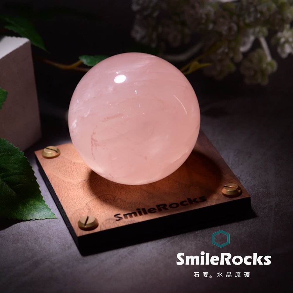 SmileRocks 石麥 莫三比克粉晶球No.621011018