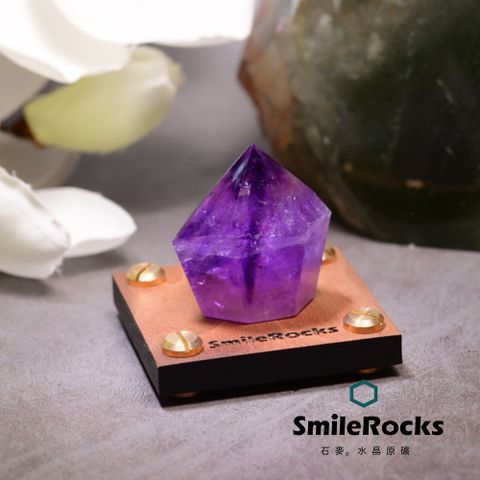 SmileRocks 石麥 巴西紫水晶柱No.621031084
