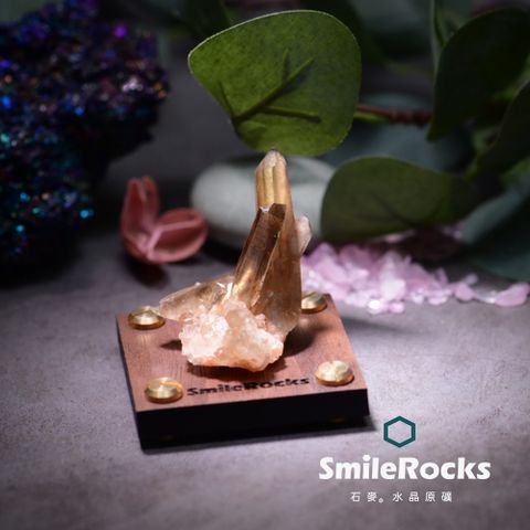 SmileRocks 石麥 黃水晶簇 No.623680254