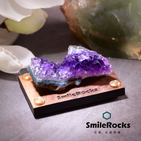SmileRocks 石麥 紫水晶片原礦No.104511083