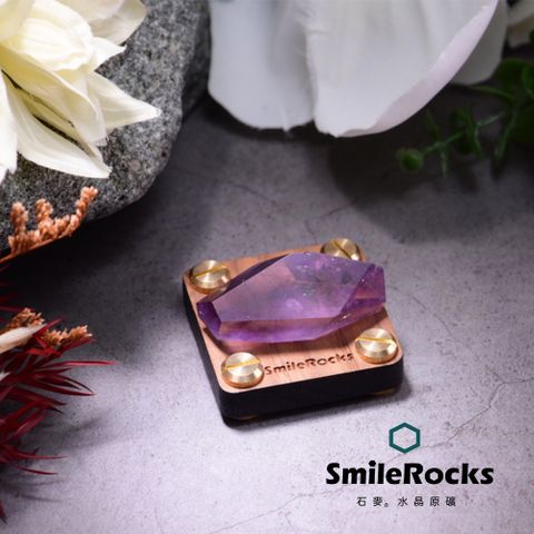 SmileRocks 石麥 紫水晶隨形冰塊水晶No.623240113