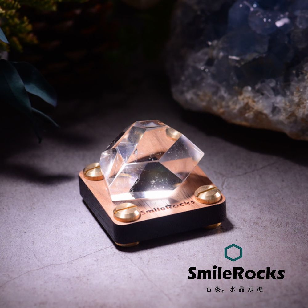 SmileRocks 石麥 白水晶隨形冰塊水晶 No.623250129 