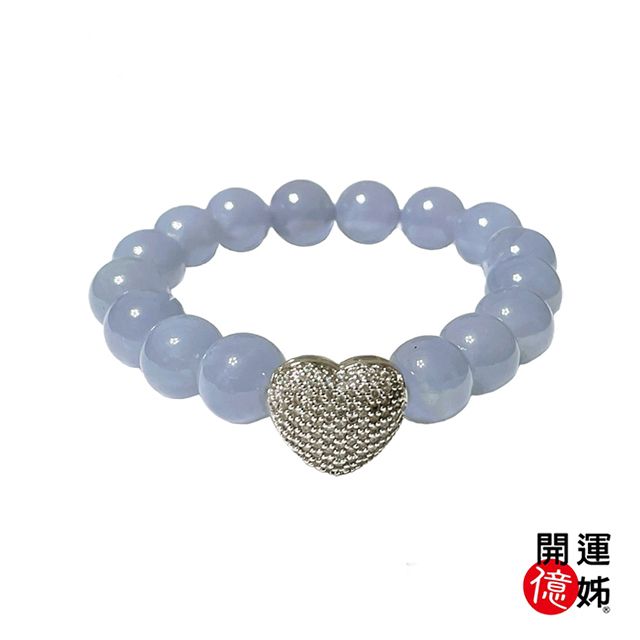 A1寶石 天然緬甸冰種紫羅蘭翡翠手鍊-同翡翠手鐲保值(附證書)