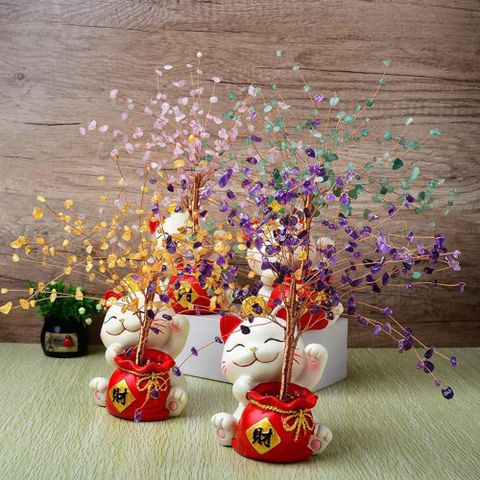 開運水晶樹 招財貓貓福袋款