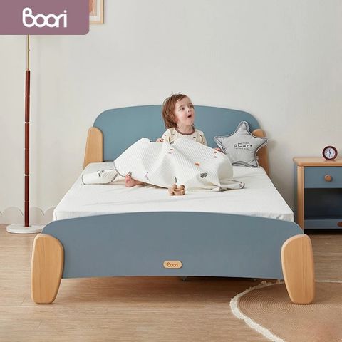 澳洲Boori120公分實木兒童床青少年加大單人床附收納抽屜BR004+CT002(澳洲30年嬰童知名品牌)