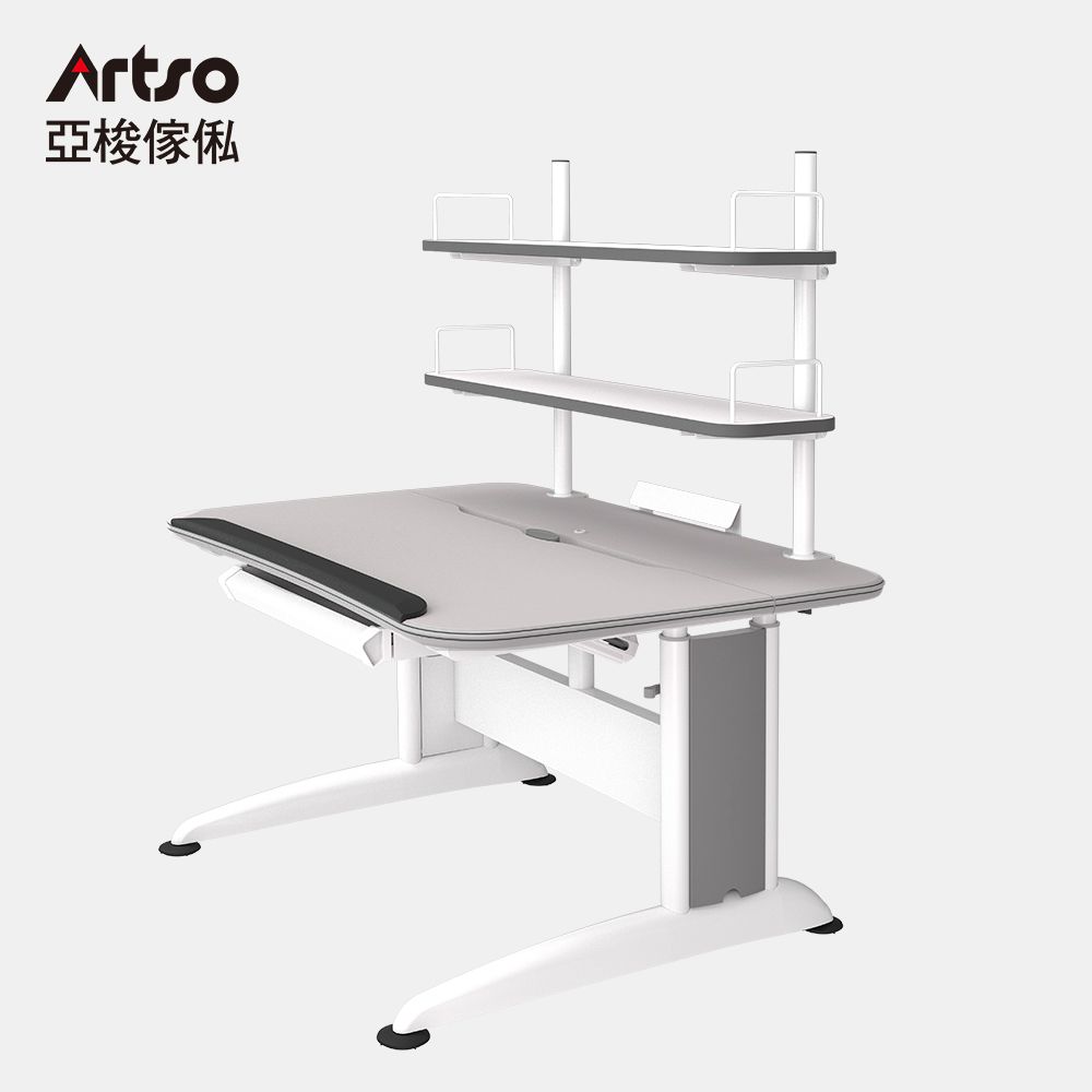 Artso 亞梭傢俬 DK-II Plus桌 120公分-多功能隨行桌-書架型(書桌/辦公桌/工作桌/電腦椅)