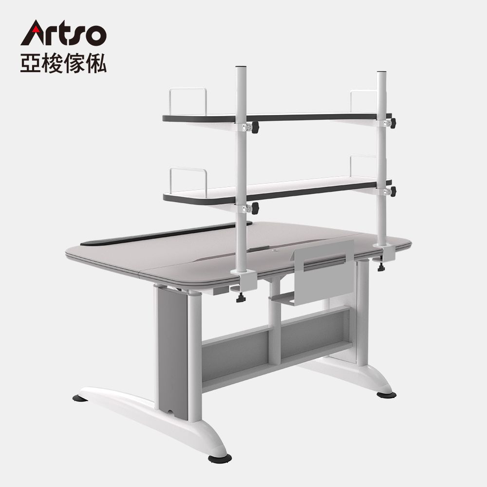 Artso 亞梭傢俬 DK-II Plus桌 120公分-多功能隨行桌-書架型(書桌/辦公桌/工作桌/電腦椅)