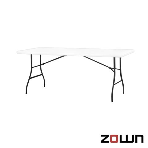 【ZOWN】Oskar150cm折疊桌 白/150x75.3cm