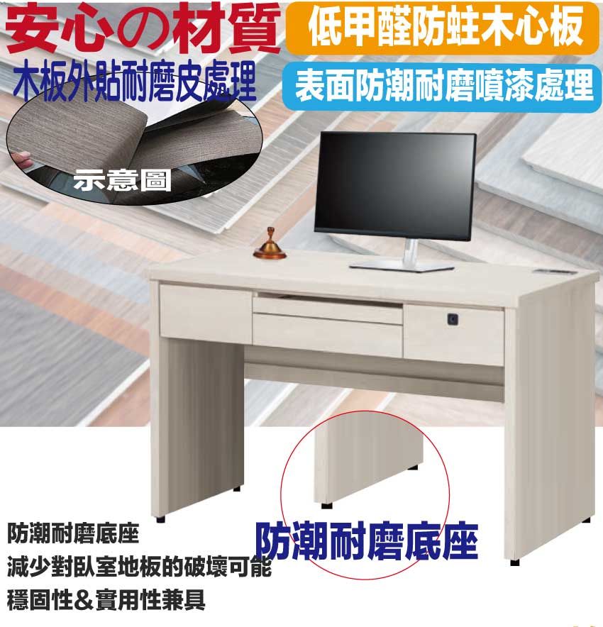 安心の材質 低甲防蛙木心板木板外貼耐磨皮處理表面防潮耐磨噴漆處理示意圖防潮耐磨底座防潮耐磨底座減少對臥室地板的破壞可能穩固性&實用性兼具