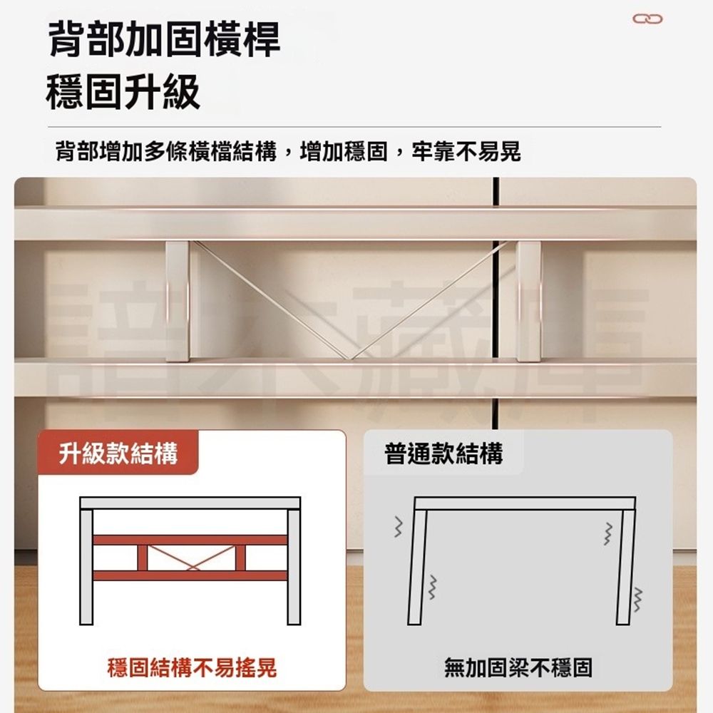 諳木藏庫 螢幕架設計電腦桌60cm寬-桌板加厚