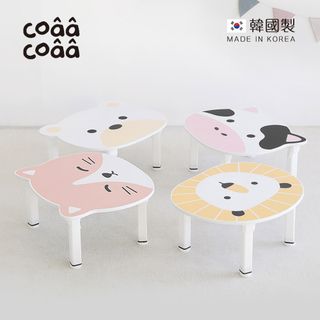 【韓國coaa-coaa】韓國製動物造型兒童摺疊桌/遊戲桌/學習桌-多款造型可選