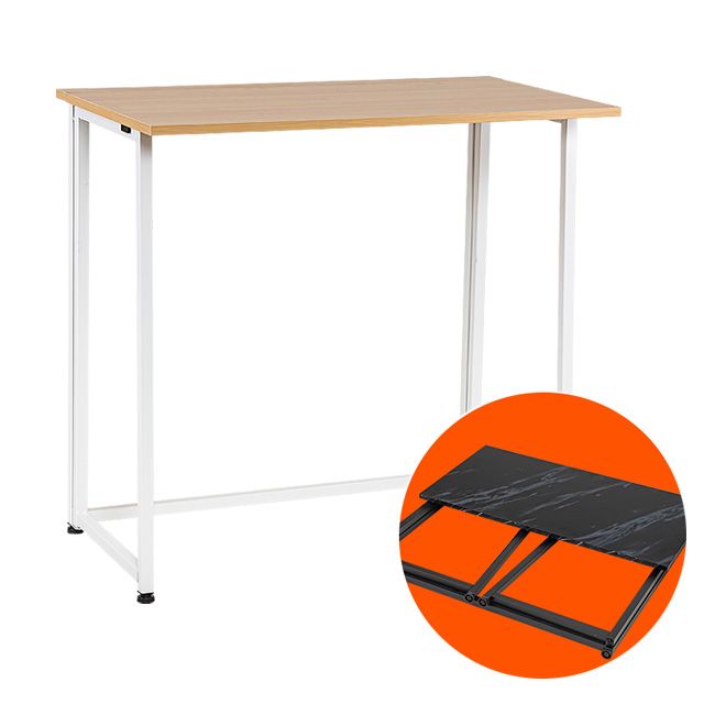 Lomani 樂嫚妮 E1仿石紋免安裝折疊桌子/書桌/工作桌/辦公桌-桌長80cm-(2色)