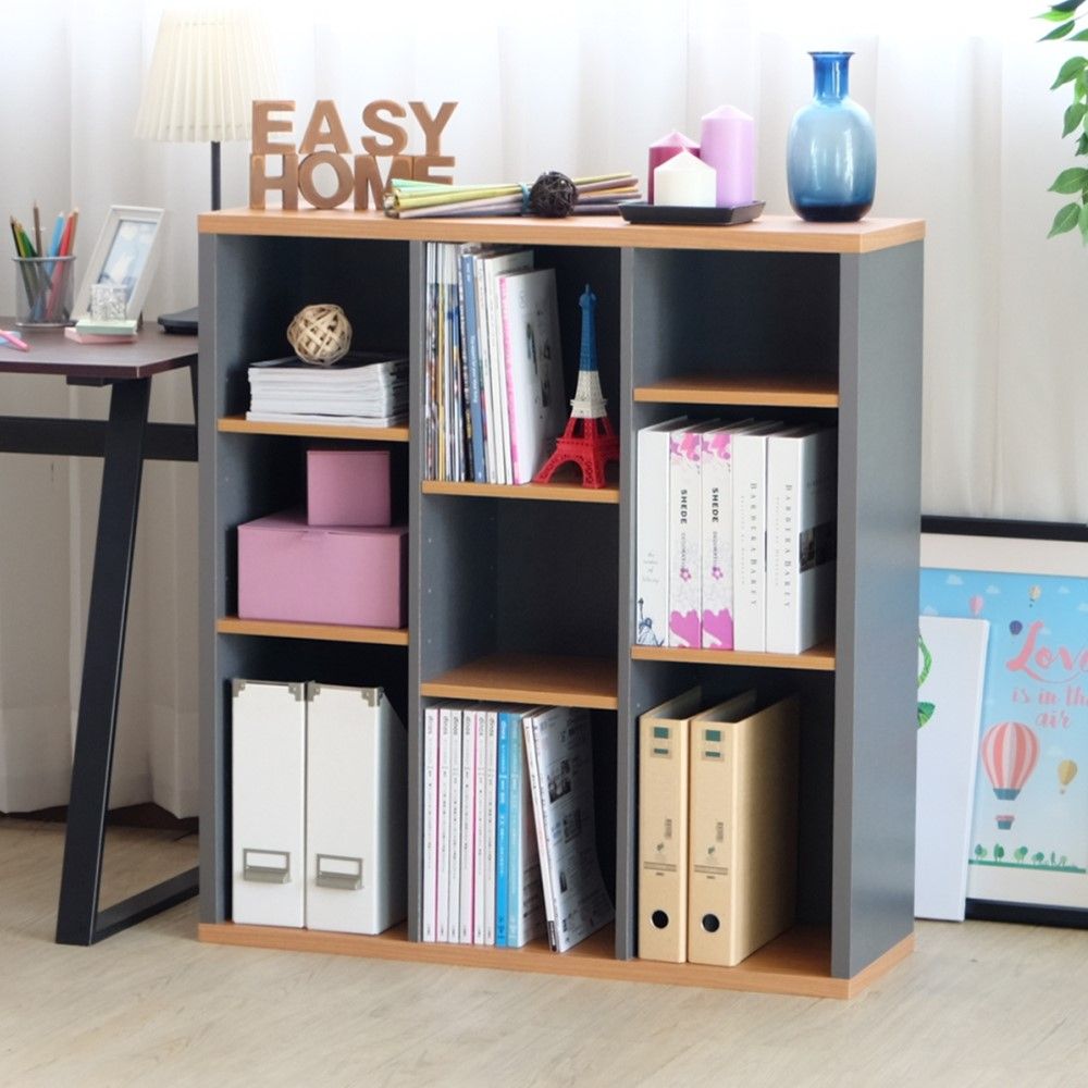 EASY HOME 九格開放式加厚收納書櫃