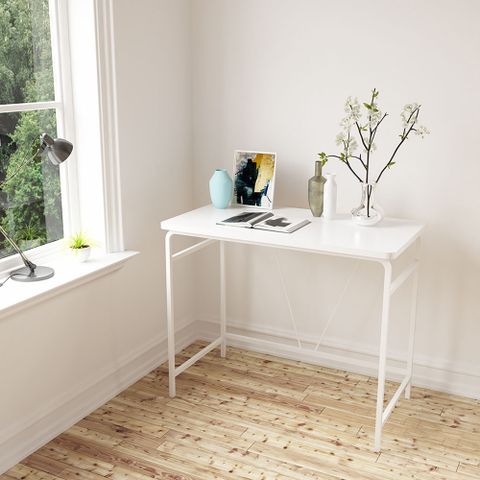 Bamtor笨木頭 線感簡約白木作書桌