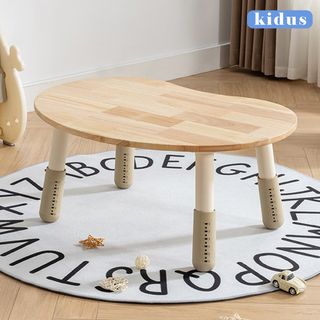 【KIDUS】HS3080BW 80公分兒童實木花生桌 遊戲桌 多功能升降桌