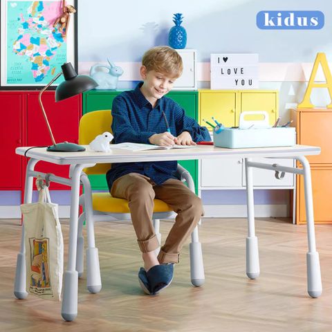 【KIDUS】120公分桌面升降書桌 HS012BW(書桌 成長書桌 升降桌 兒童桌)