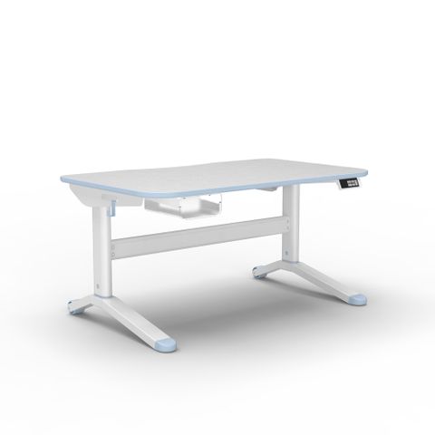 【林製作所】兒童電動升降成長桌 一起長高桌 寧靜藍小桌基本款 (寬100cm 高50-73cm)