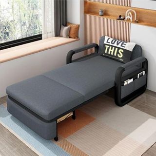 【集集客】多功能折疊沙發 外徑160cm 雙人沙發（乳膠款+帶儲物 9色可選）