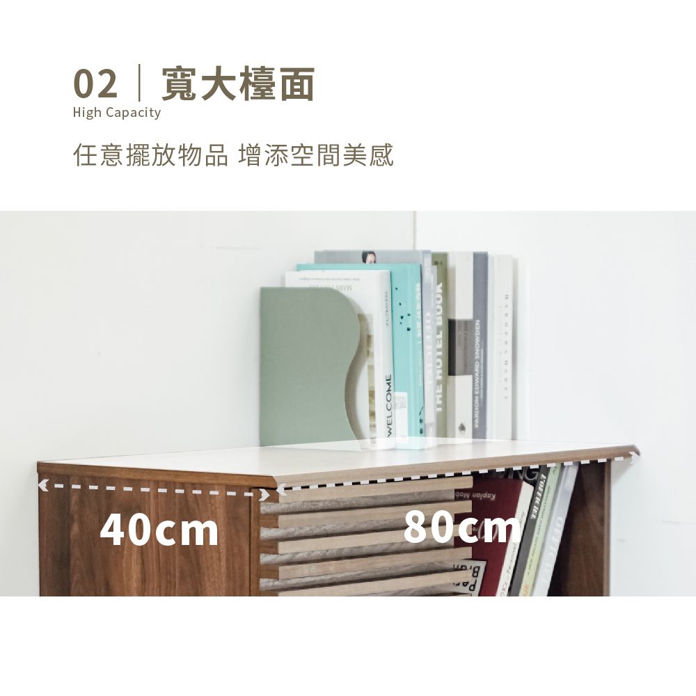 02 | 寬大檯面High Capacity任意擺放物品 增添空間美感THE HOTEL  40cm80cmd