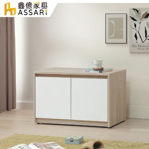 ASSARI-沐澄2.7尺座鞋櫃(寬80x深35x高48cm)