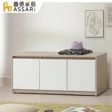 ASSARI-沐澄4尺座鞋櫃(寬120x深35x高48cm)