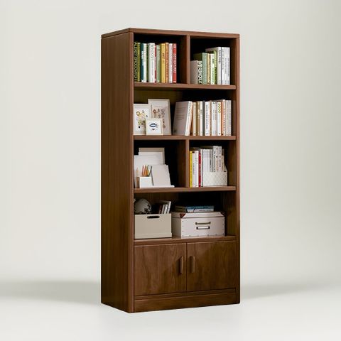 簡易實木書櫃 D00329(櫃子 收納櫃 置物櫃 客廳 臥室 展示櫃 實木 書櫃)