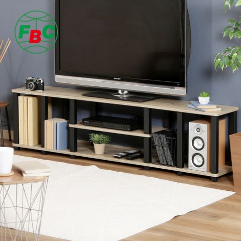 【日本FUJI BOEKI】方管工業風開放式電視櫃(寬150cm)-DIY
