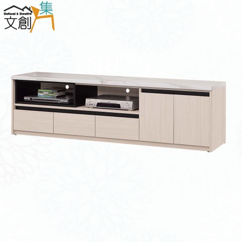 【文創集】麥森亞6尺二門三抽電視櫃