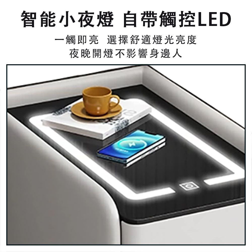 智能小夜燈 自帶觸控LED一觸即亮 選擇舒適燈光亮度夜晚開燈不影響身邊人