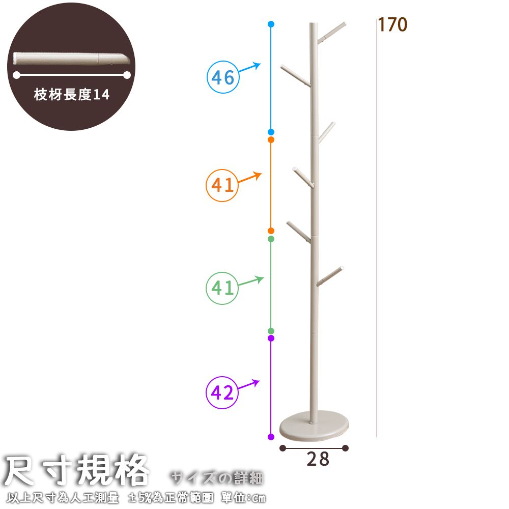 枝枒長度144617041)41)(42)尺寸規格28サイズの詳細以上尺寸為人工測量 為正常範圍 單位