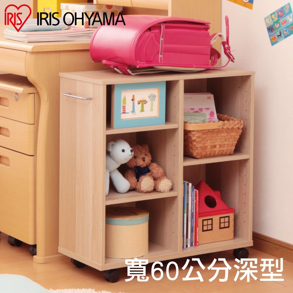 IRIS OHYAMA 愛麗思歐雅瑪 開放式收納推車寬60公分系列 SYR-6026 (書櫃/置物櫃/收納推車/邊桌)