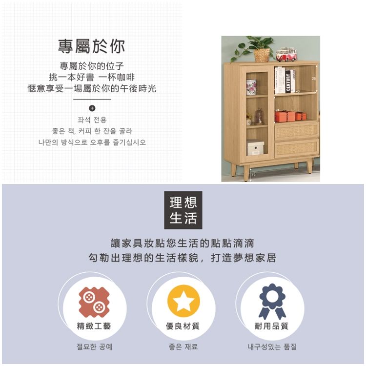 專屬於你專屬於你的位子挑一本好書 一杯咖啡享受一場屬於你的午後時光좌석 전용좋은 책, 커피 한 잔을 골라나만의 방식으로 오후를 즐기십시오理想生活讓家具您生活的點點滴滴勾勒出理想的生活樣貌,打造夢想家居精緻工藝優良材質耐用品質절묘한 공예좋은 재료내구성있는 품질CENTURY