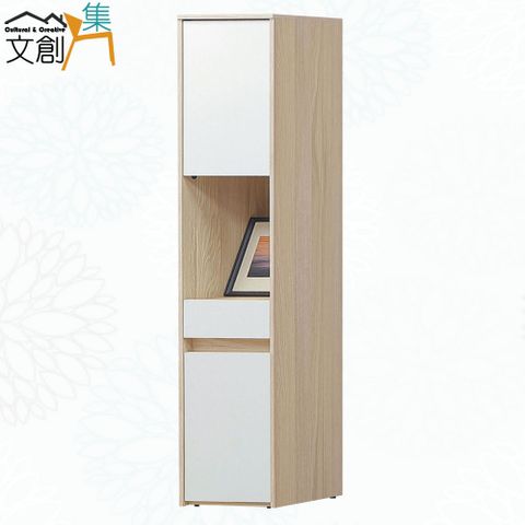 【文創集】卡魯斯1.3尺單抽二門高玄關鞋櫃