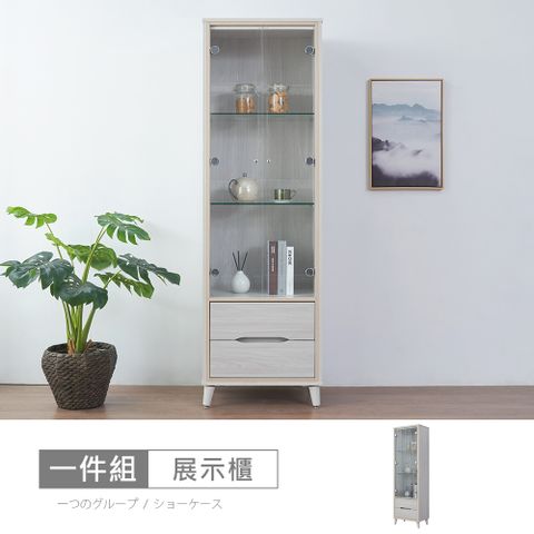 【時尚屋】[GZ11]安妮2尺展示櫃GZ11-001-免運費/免組裝/展示櫃