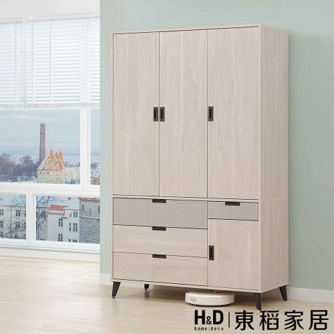 【東稻家居】開門衣櫃4*6.5尺(TJS1-08042)