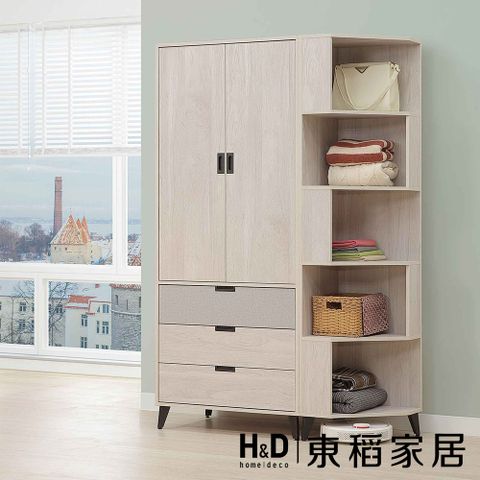 【東稻家居】組合衣櫃4.2*6.5尺(TJS1-08046)