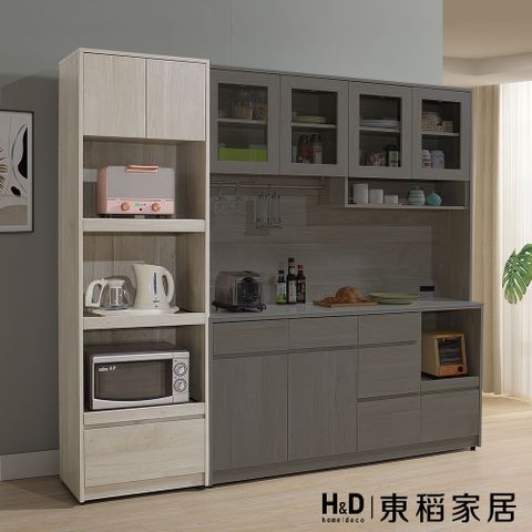 【H&D 東稻家居】收納餐櫃2尺(THY2-06046)