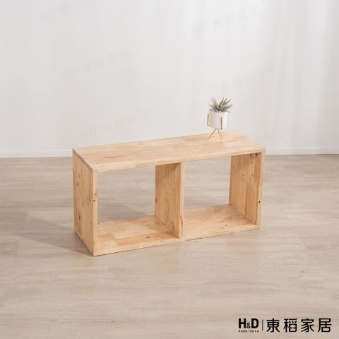 【H&D東稻家居】自然木語系列 - 原木榻榻米窄架S -DIY自行組裝