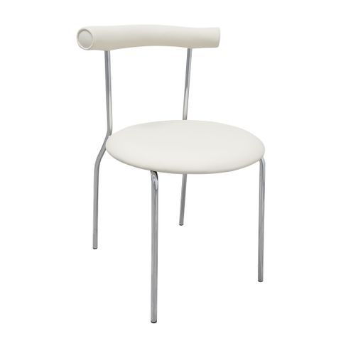 630-IDCWW45 餐桌椅 (奶油白)